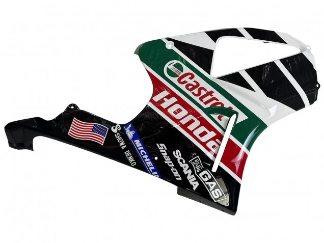 2000-2006 Honda VTR1000 Motorcycle Fairings - White Red Green Glossy Black Castrol Canada for Sale