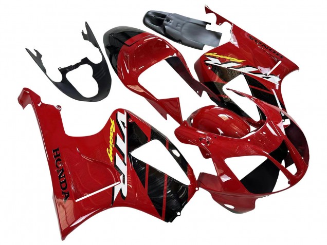 2000-2006 Honda VTR1000 Motorcycle Fairings - Red Black Stripe Racing Canada for Sale