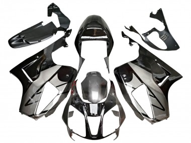 2000-2006 Honda VTR1000 Motorcycle Fairings - Silver Glossy Black Canada for Sale
