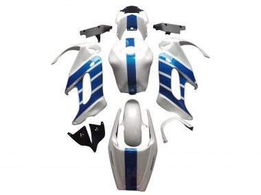 1997-2005 Honda VTR1000F Motorcycle Fairings - White Blue Canada for Sale