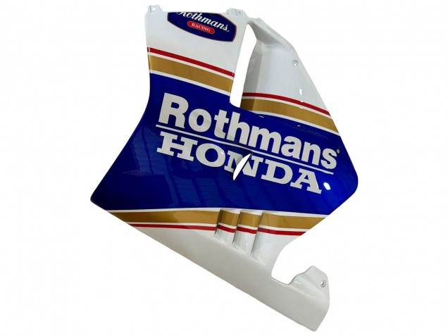 1994-1996 Honda NSR250 Motorcycle Fairings - White Blue Yellow Gold Rothmans Canada for Sale