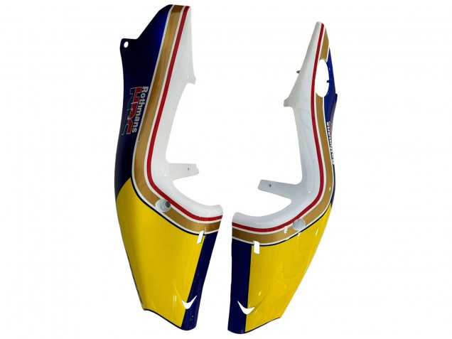 1994-1996 Honda NSR250 Motorcycle Fairings - White Blue Yellow Gold Rothmans Canada for Sale