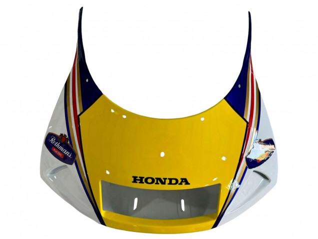1994-1996 Honda NSR250 Motorcycle Fairings - White Blue Yellow Gold Rothmans Canada for Sale