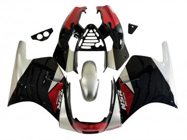 1988-1989 Honda NSR250R Motorcycle Fairings - Silver Red Glossy Black Canada for Sale