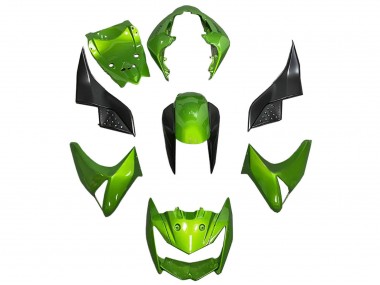 2003-2006 Kawasaki Z1000 Motorcycle Fairing - Green Glossy Black Canada for Sale