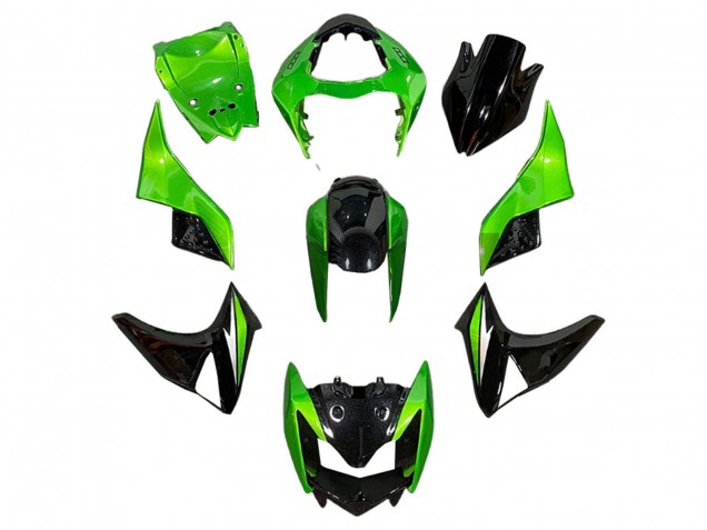 2003-2006 Kawasaki Z1000 Motorcycle Fairings - Green Glossy Black Canada for Sale