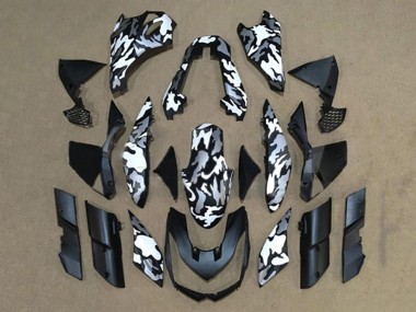 2010-2013 Kawasaki Z1000 Motorcycle Fairings - Black White Camouflage Canada for Sale