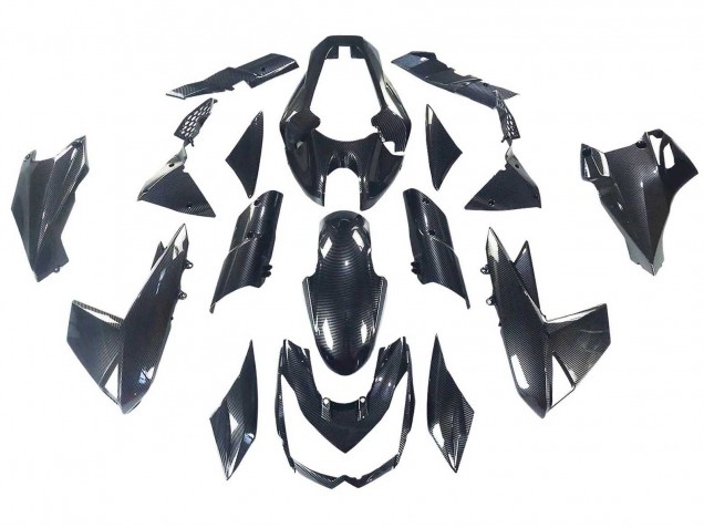2010-2013 Kawasaki Z1000 Motorcycle Fairings - Black Carbon Fiber Canada for Sale