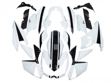 2010-2013 Kawasaki Z1000 Motorcycle Fairings - White Black Canada for Sale