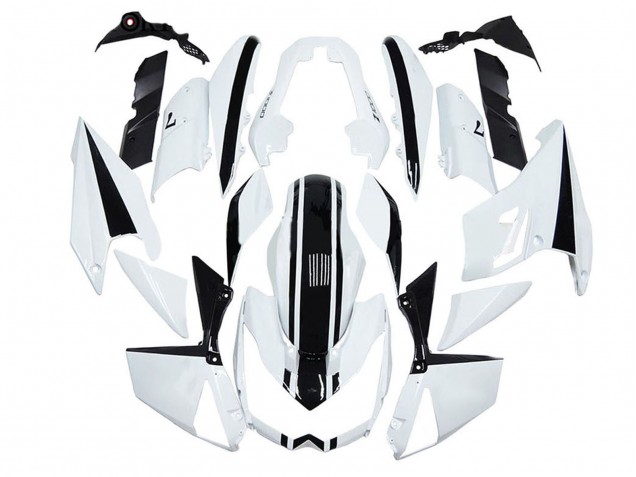 2010-2013 Kawasaki Z1000 Motorcycle Fairings - White Black Canada for Sale