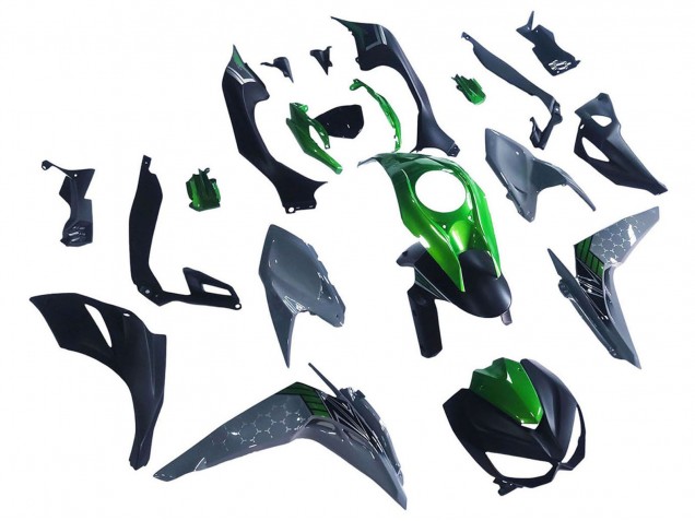 2014-2019 Kawasaki Z1000 Motorcycle Fairings - Black Green Grey Canada for Sale