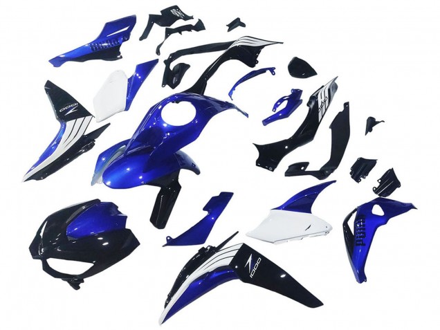2014-2019 Kawasaki Z1000 Motorcycle Fairings - White Blue Black Canada for Sale