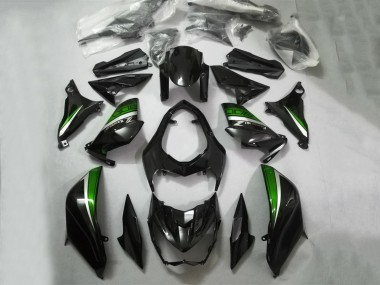 2013-2018 Kawasaki Z800 Motorcycle Fairings - Glossy Black Green Silver Canada for Sale