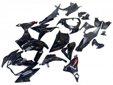 2013-2018 Kawasaki Z800 Motorcycle Fairings - Glossy Black Red Canada for Sale