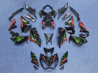 2013-2018 Kawasaki Z800 Motorcycle Fairings - Black Red Green Canada for Sale