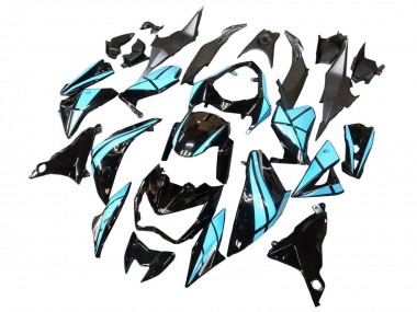 2013-2018 Kawasaki Z800 Motorcycle Fairings - Light Blue Glossy Black Canada for Sale