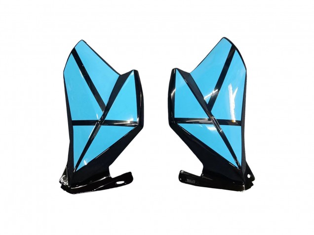 2013-2018 Kawasaki Z800 Motorcycle Fairings - Light Blue Glossy Black Canada for Sale