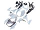 2013-2018 Kawasaki Z800 Motorcycle Fairings - White Green Silver Black Canada for Sale