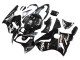 2000-2001 Kawasaki ZX12R Motorcycle Fairings - Glossy Black White Elf Snow Canada for Sale