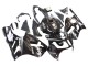 2000-2001 Kawasaki ZX12R Motorcycle Fairings - Glossy Black White Elf Snow Canada for Sale