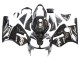 2000-2001 Kawasaki ZX12R Motorcycle Fairings - Glossy Black White Elf Snow Canada for Sale