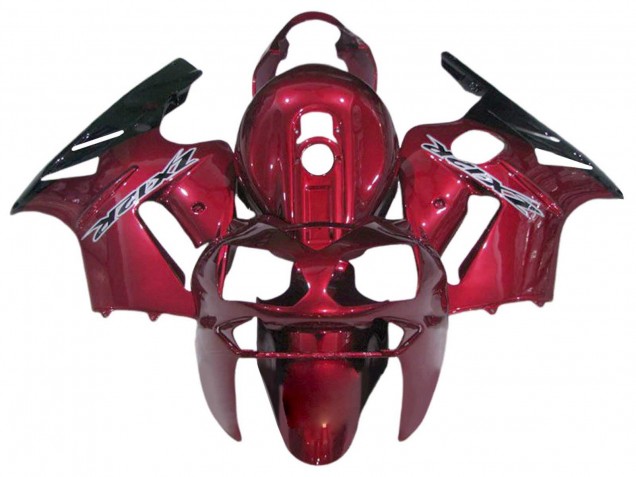 2002-2006 Kawasaki ZX12R Motorcycle Fairings - Candy Red Black Canada for Sale