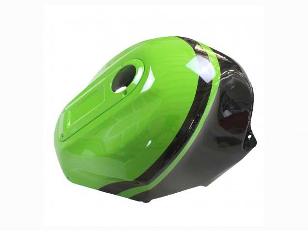 2002-2006 Kawasaki ZX12R Motorcycle Fairing - Green Glossy Black Elf Touch4 Monster Canada for Sale