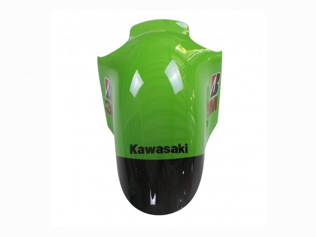 2002-2006 Kawasaki ZX12R Motorcycle Fairing - Green Glossy Black Elf Touch4 Monster Canada for Sale