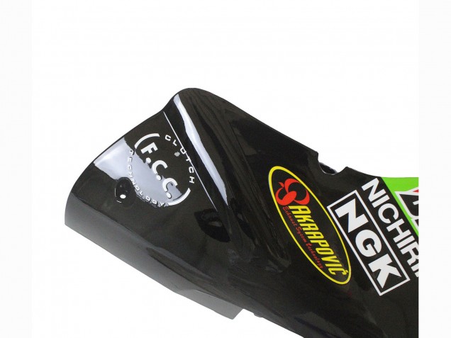 2002-2006 Kawasaki ZX12R Motorcycle Fairing - Green Glossy Black Elf Touch4 Monster Canada for Sale