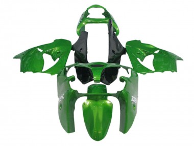 2002-2006 Kawasaki ZX12R Motorcycle Fairings - Green Black Canada for Sale