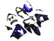 2000-2001 Kawasaki ZX9R Motorcycle Fairings - Glossy Black Blue Flame White Canada for Sale