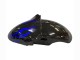 2000-2001 Kawasaki ZX9R Motorcycle Fairings - Glossy Black Blue Flame White Canada for Sale