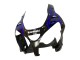 2000-2001 Kawasaki ZX9R Motorcycle Fairings - Glossy Black Blue Flame White Canada for Sale