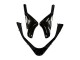 2000-2001 Kawasaki ZX9R Motorcycle Fairings - Glossy Black Blue Flame White Canada for Sale