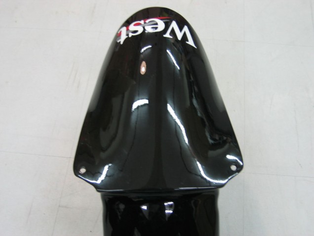 2000-2001 Kawasaki ZX9R Motorcycle Fairings - Glossy Black White West Canada for Sale