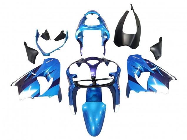 2000-2001 Kawasaki ZX9R Motorcycle Fairings - Blue Black Canada for Sale