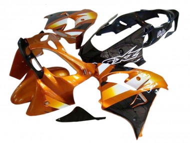 2000-2001 Kawasaki ZX9R Motorcycle Fairings - Orange Black Canada for Sale