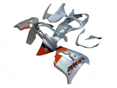 2000-2001 Kawasaki ZX9R Motorcycle Fairings - Silver Red Canada for Sale