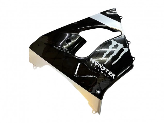 2002-2003 Kawasaki ZX9R Motorcycle Fairings - Silver Glossy Black Monster Elf Canada for Sale