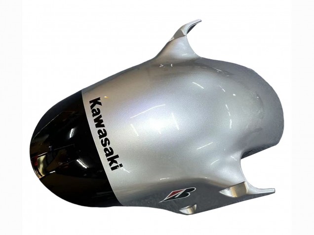 2002-2003 Kawasaki ZX9R Motorcycle Fairings - Silver Glossy Black Monster Elf Canada for Sale