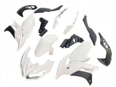 2015-2021 Kawasaki Versys 650 Motorcycle Fairings - White Matte Black Canada for Sale