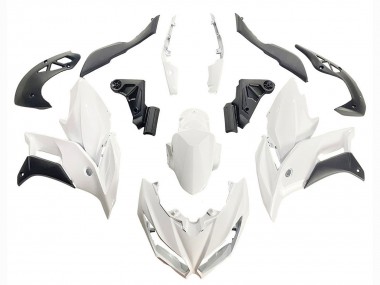 2015-2021 Kawasaki Versys 650 Motorcycle Fairings - White Matte Black Canada for Sale