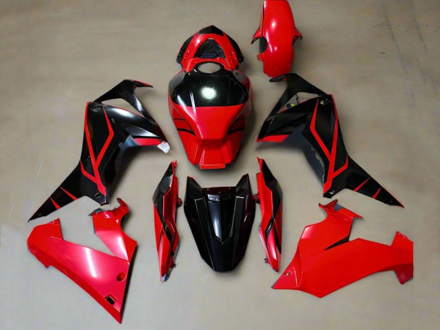 2019-2020 Honda CBR650R Motorcycle Fairings - Red Glossy Black Stripe Canada for Sale