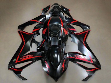 2019-2020 Honda CBR650R Motorcycle Fairings - Glossy Black Red Stripe Canada for Sale
