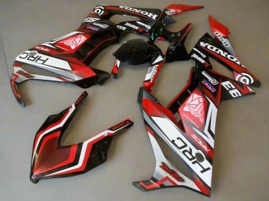 2019-2020 Honda CBR650R Motorcycle Fairings - White Red Glossy Black HRC Canada for Sale