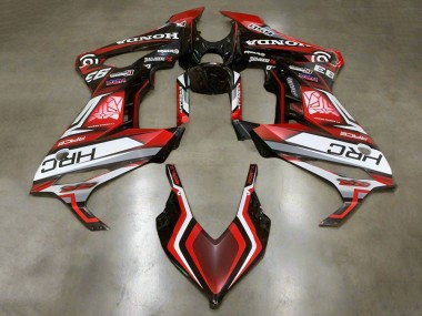 2019-2020 Honda CBR650R Motorcycle Fairings - White Red Glossy Black HRC Canada for Sale