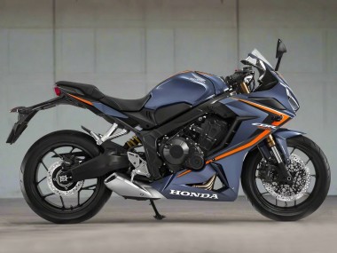 2019-2020 Honda CBR650R Motorcycle Fairings - Glossy Dark Blue Orange Black Canada for Sale