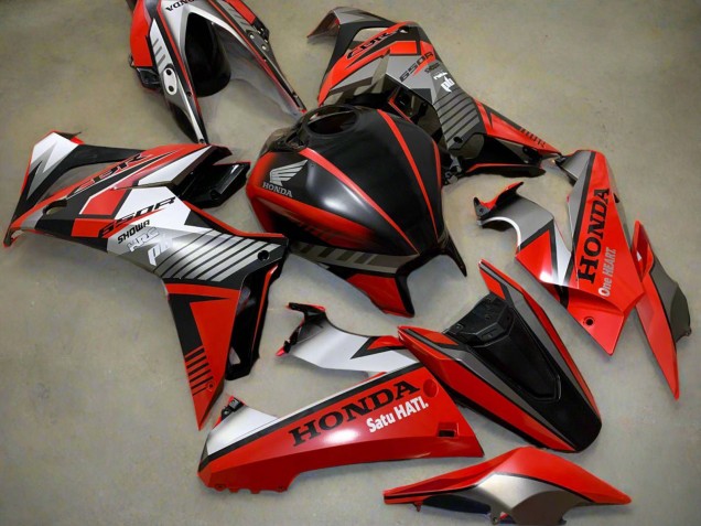 2021-2023 Honda CBR650R Motorcycle Fairings - Red Silver Glossy Black Canada for Sale