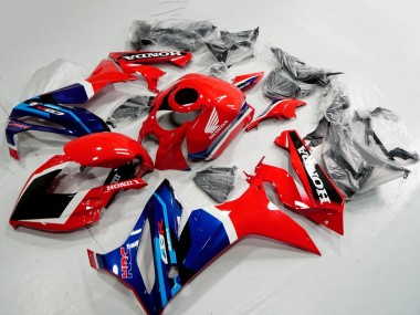 2021-2023 Honda CBR650R Motorcycle Fairings - Red Blue HRC Canada for Sale