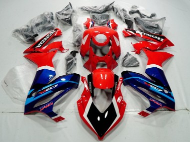 2021-2023 Honda CBR650R Motorcycle Fairings - Red Blue HRC Canada for Sale